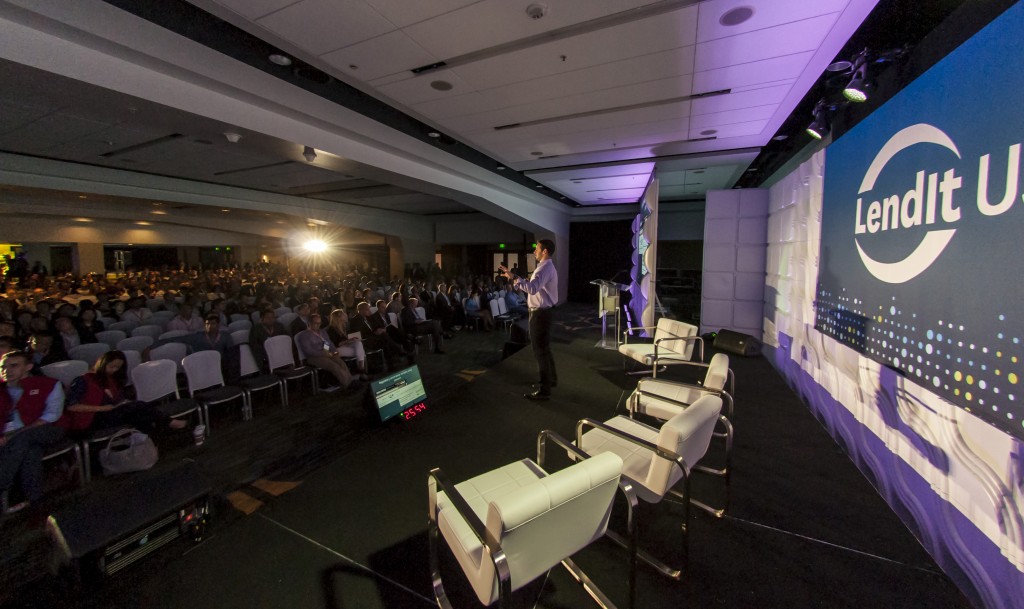 Al Goldstein of Avant speaking at the LendIt USA 2016 conference in San Francisco, California, USA on April 11, 2016. (photo by Gabe Palacio)