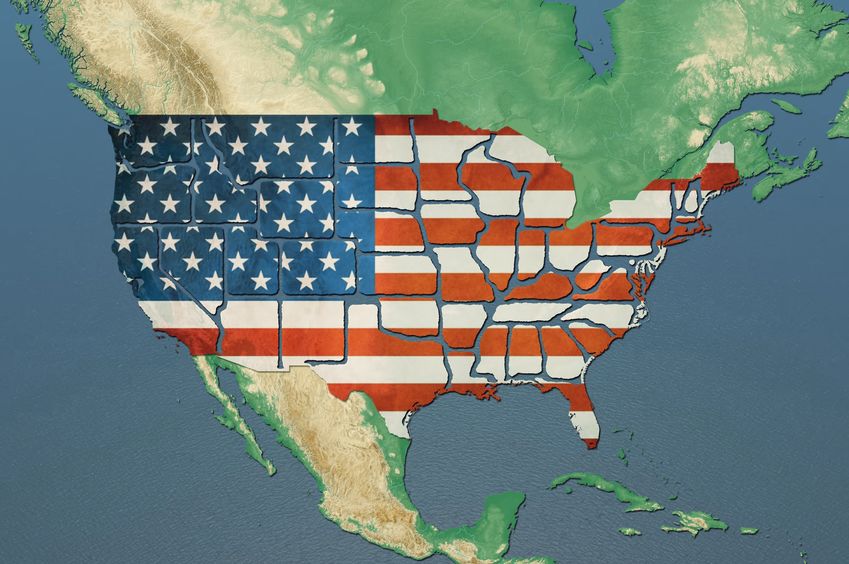 united states map